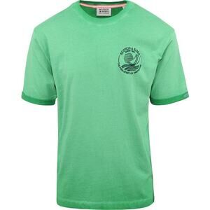 SCOTCH & SODA Men's T-Shirt Logo Green Size M